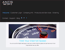Tablet Screenshot of antswifi.com